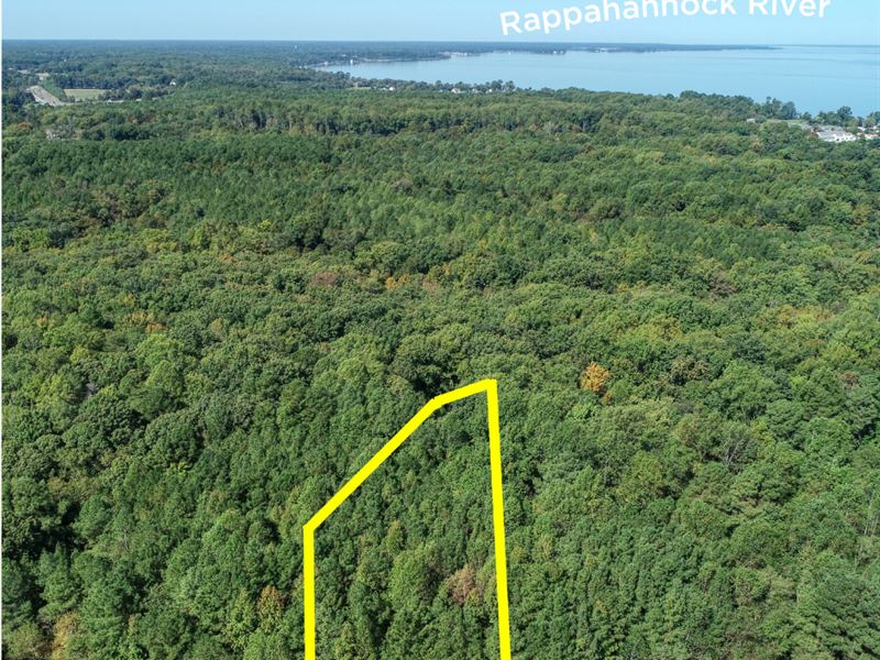 1.81 Acres in Waterfront Community : Locust Hill : Middlesex County : Virginia