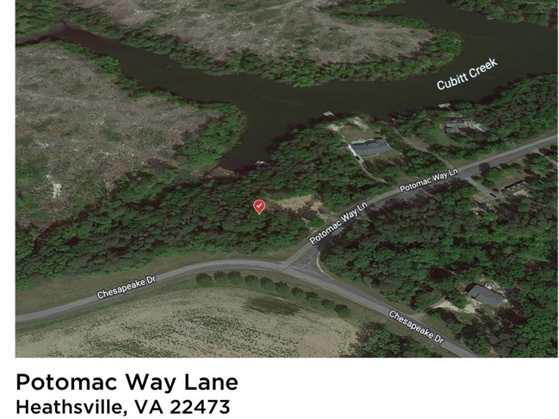 Waterfront Lot in Chesapeake Cove : Heathsville : Northumberland County : Virginia