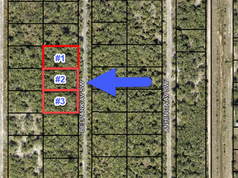 Rare Opportunity, 3 Lots, Palm Bay : Palm Bay : Brevard County : Florida