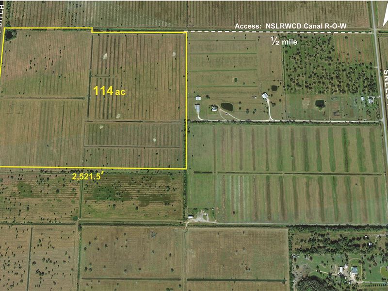 Fenced Pasture with Wells & Power : Fort Pierce : Saint Lucie County : Florida