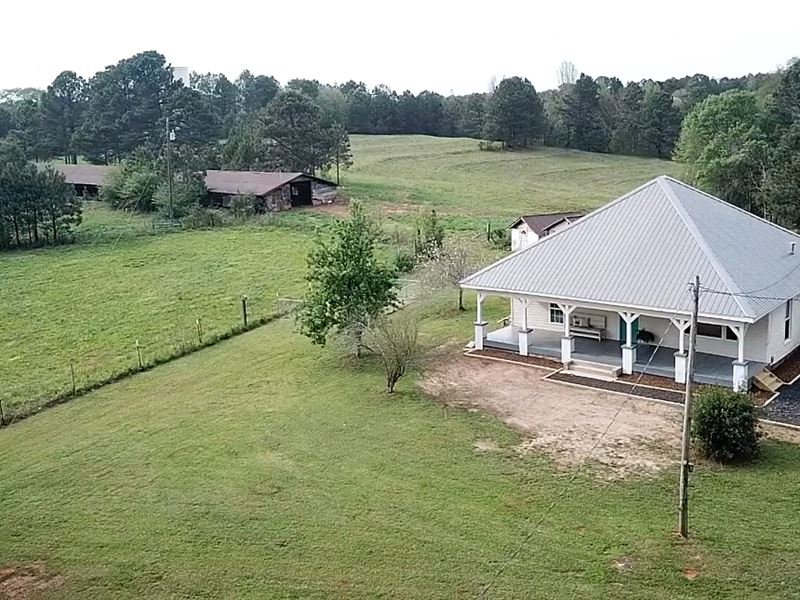 Farmhouse on 8 Acres : Franklin : Heard County : Georgia