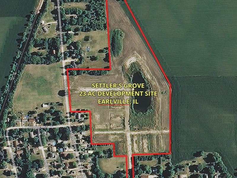 23 Ac Earlville Settler's Grove Dev : Earlville : LaSalle County : Illinois