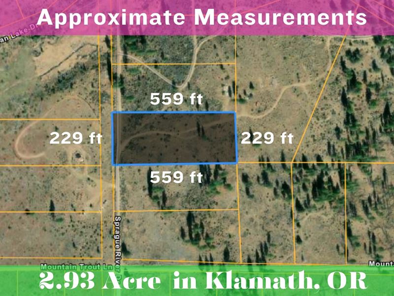 Unleash Your Imagination, 2.93 ac : Chiloquin : Klamath County : Oregon