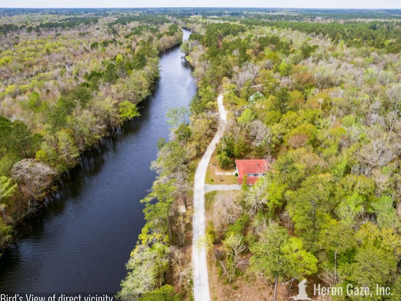 Riverfront Lot, Private Boat Dock : Burgaw : Pender County : North Carolina