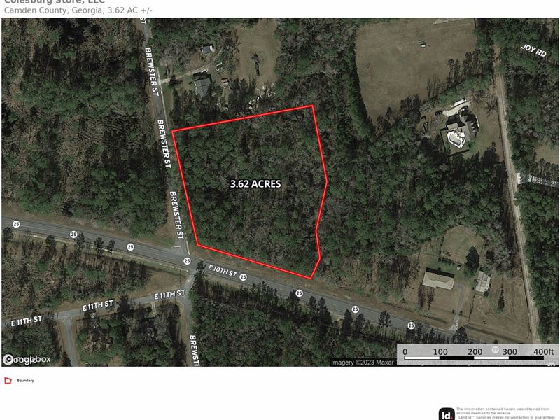 3.62 Acres in Camden County, GA : Woodbine : Camden County : Georgia
