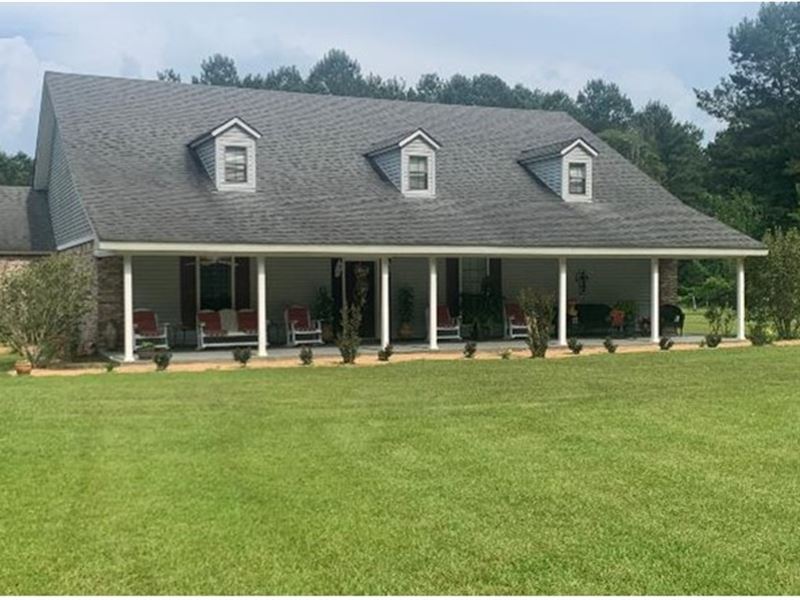 30 Acres with A Home in Lawrence Co : Jayess : Lawrence County : Mississippi