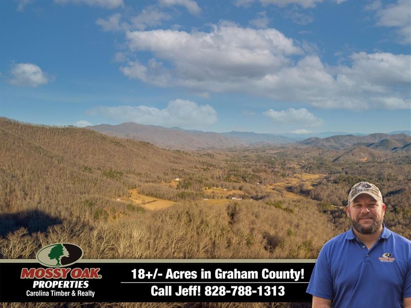 18 Acres in Graham County, Borde : Robbinsville : Graham County : North Carolina