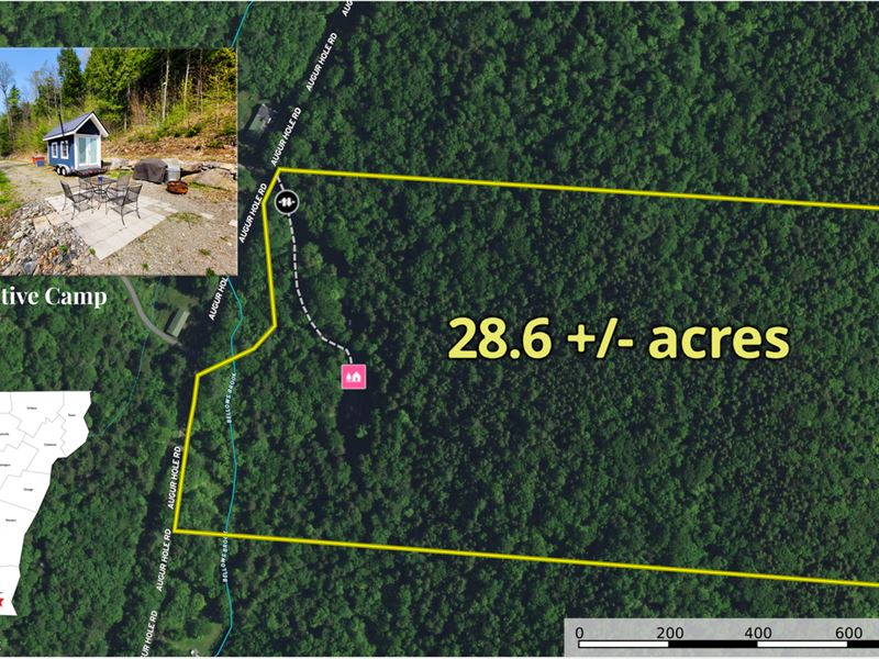 Off-Grid Retreat in Marlboro, VT : Marlboro : Windham County : Vermont
