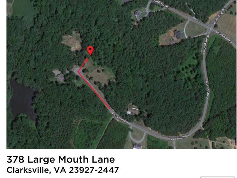 Partially Cleared, Cul-De-Sac Lot : Clarksville : Mecklenburg County : Virginia