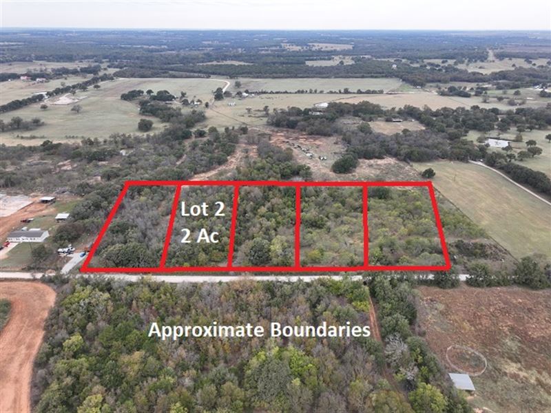 2 Ac Unrestricted Vacant Land : Hillsboro : Hill County : Texas