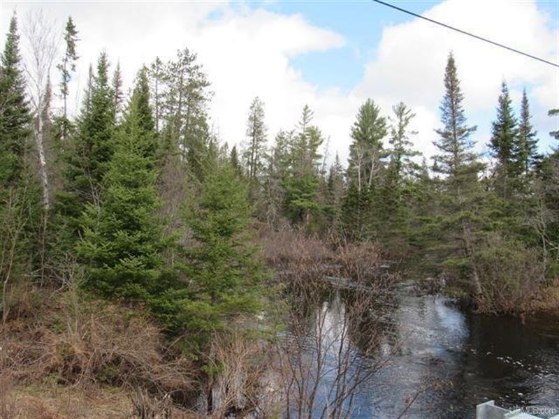 Michigan Riverfront Property 501100 : Ishpeming : Marquette County : Michigan
