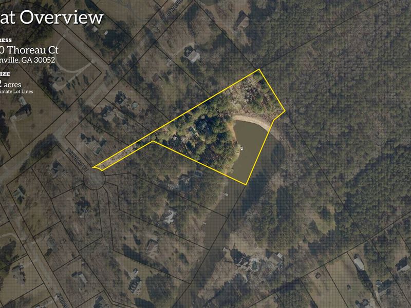 5 Acres with 3/2 Home : Loganville : Walton County : Georgia