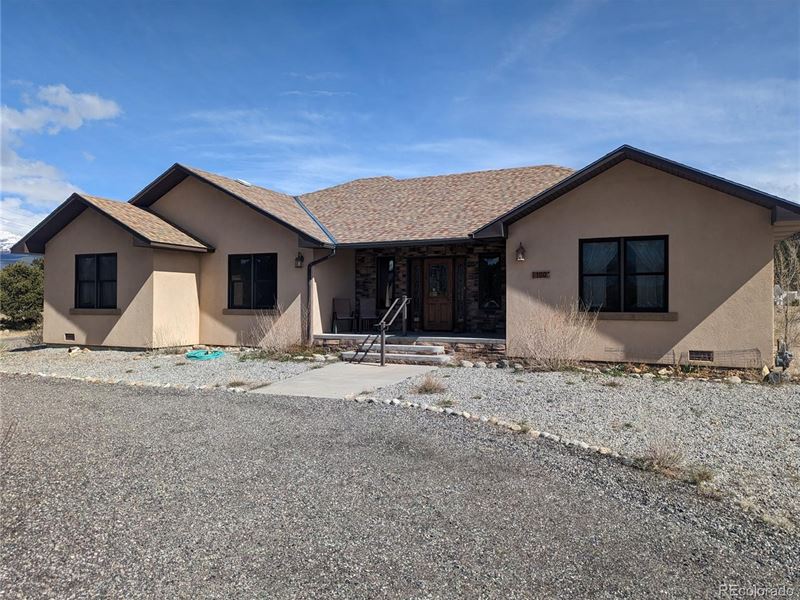 Beautiful Home with Private Trail : Buena Vista : Chaffee County : Colorado