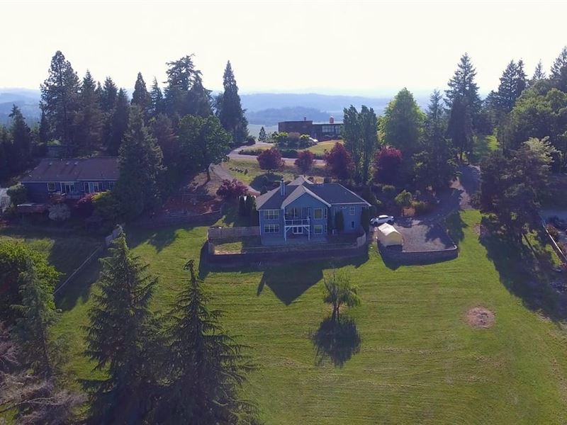 2.17 Acre Beautiful View Property : Eugene : Lane County : Oregon