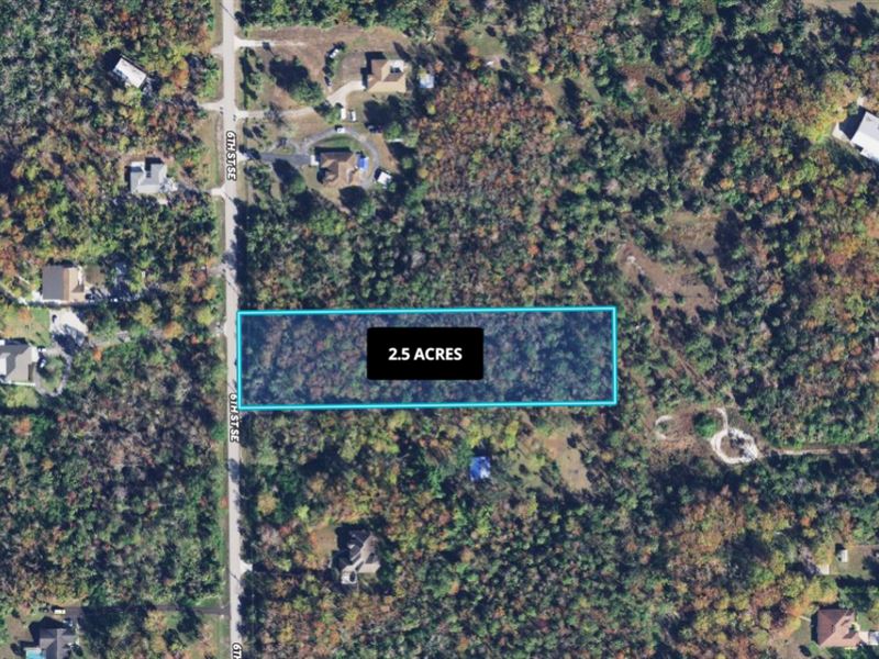 2.5 Acres in Naples, FL : Naples : Collier County : Florida