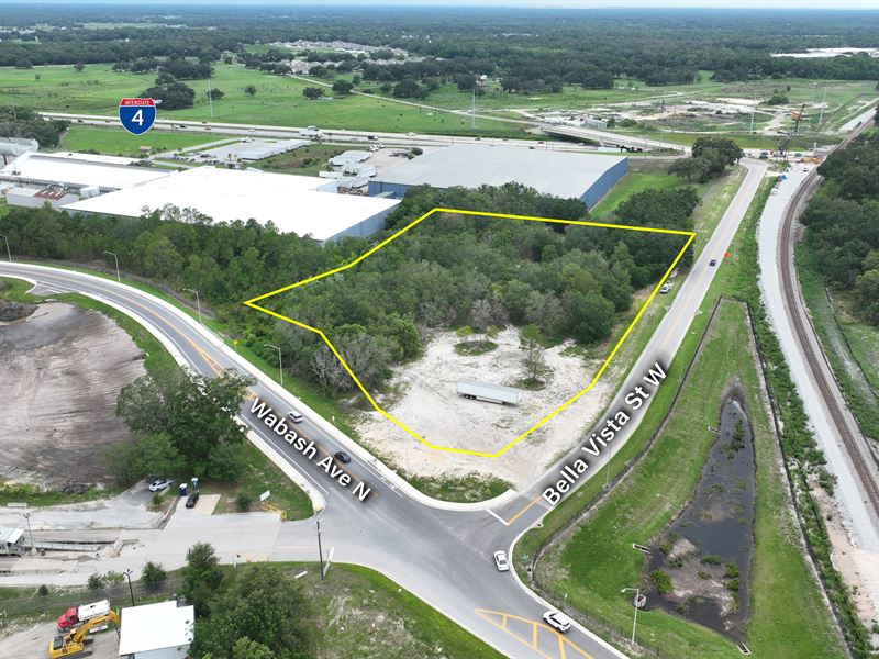 I-4 Vacant Industrial Land : Lakeland : Polk County : Florida