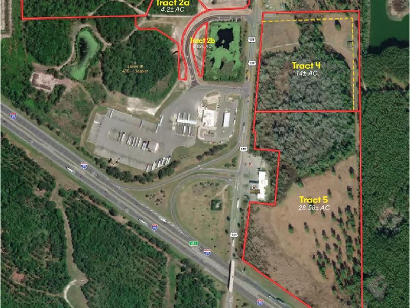 I-75 Commercial Development Acreage : Jasper : Hamilton County : Florida