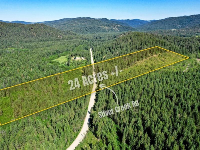 24 Ac, a Creek, Near Lake Roosevelt : Inchelium : Ferry County : Washington