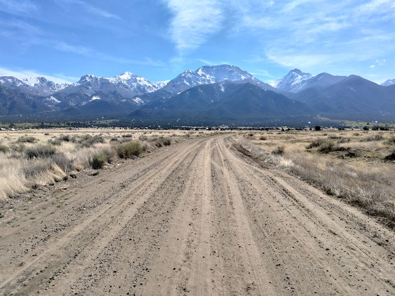 1.56 Acres with Scattered Trees : Crestone : Saguache County : Colorado