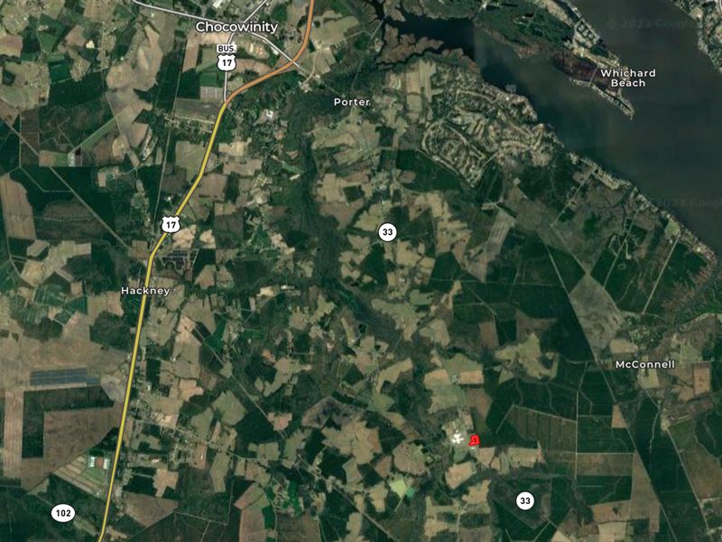 2.5 Acre Lot, Ideal for Dream Home : Chocowinity : Beaufort County : North Carolina