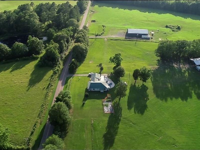 132.7 Acres with A Home in Hinds Co : Utica : Hinds County : Mississippi