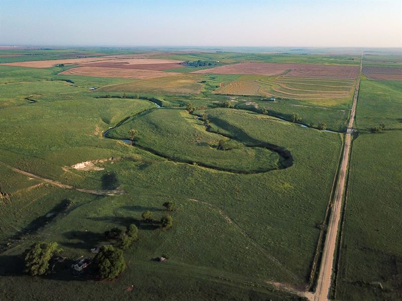 Middle Fork Walnut Creek Farm : Beeler : Ness County : Kansas