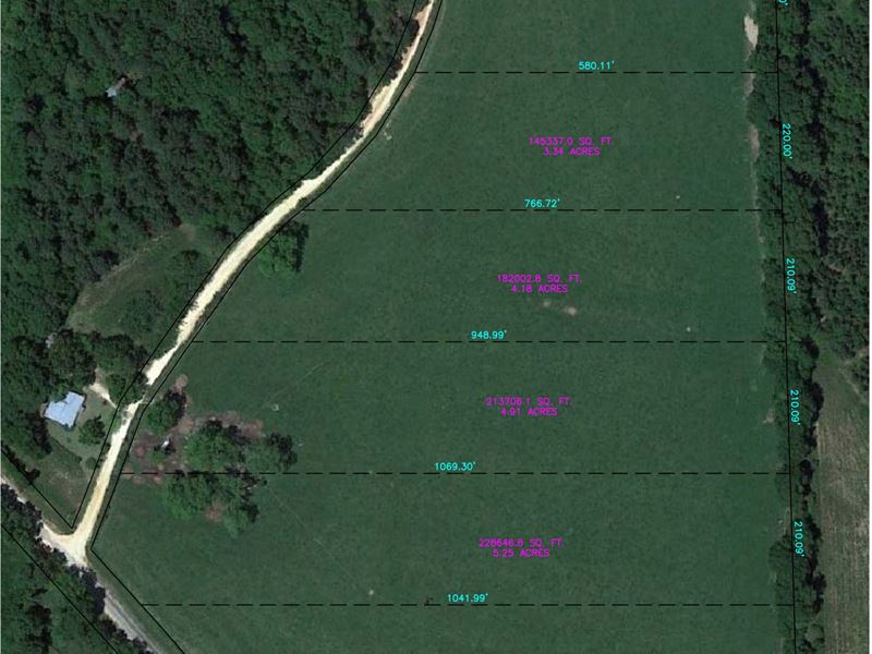 T Bridge Road Lots : Red Level : Covington County : Alabama