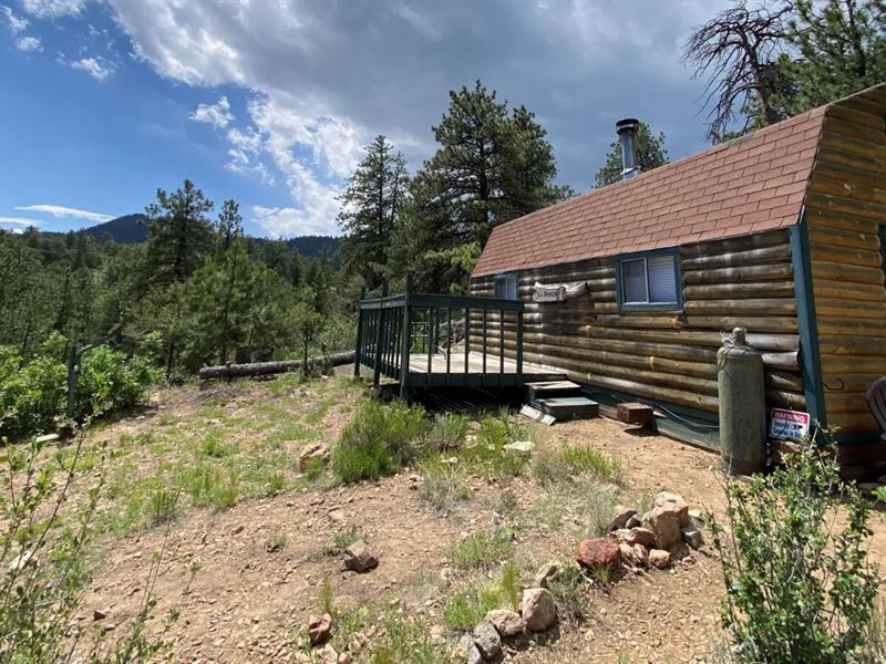 5.78 Acres, Multiple Cabins & Shed : Westcliffe : Custer County : Colorado