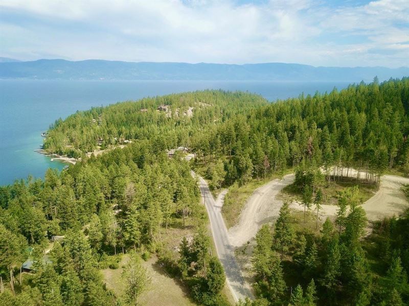 Divine Lakeside Land : Lakeside : Flathead County : Montana