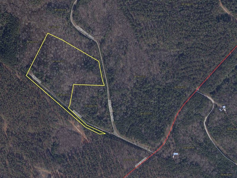 Wooded Acreage : Iva : Abbeville County : South Carolina