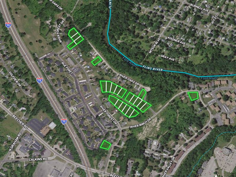 24 Lots Property Package : Flint : Genesee County : Michigan