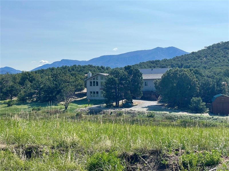 Home with Big Views on 10+ Acres : Salida : Chaffee County : Colorado
