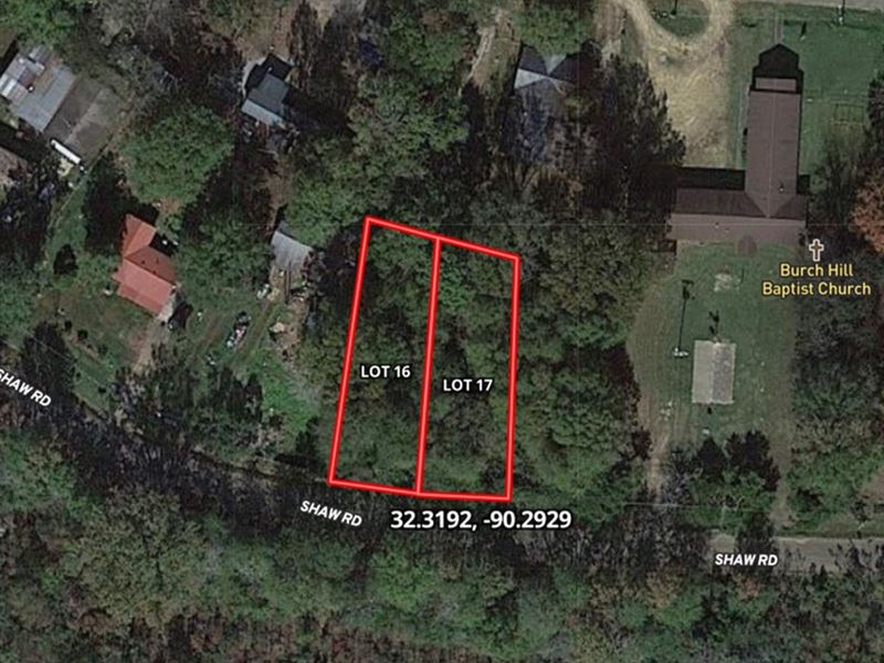 Lot 16 & 17 in Hinds County : Jackson : Hinds County : Mississippi
