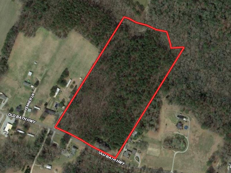 17 Acre Timber Tract for Sale : Washington : Beaufort County : North Carolina