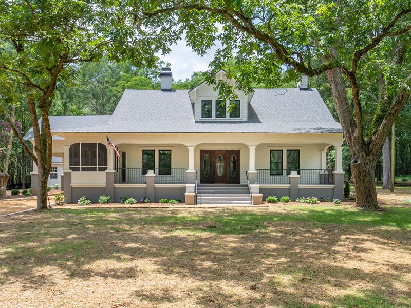 Beautifully Restored Historic Home : Rutledge : Morgan County : Georgia