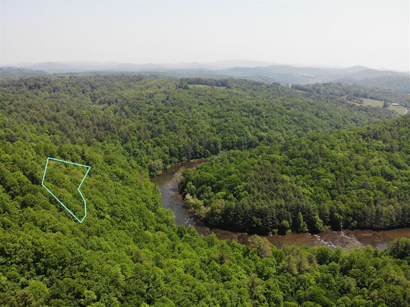 Hunters Home, River Access Land : Crumpler : Ashe County : North Carolina