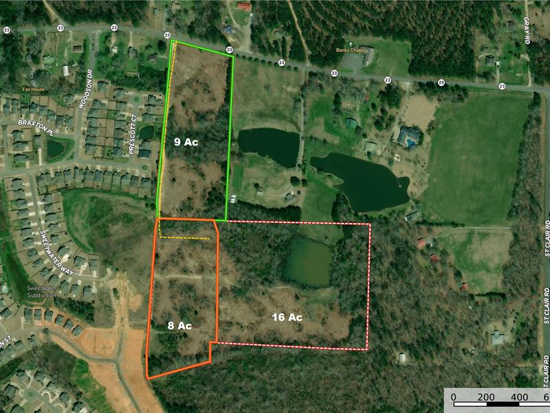3 Tracts, 8 to 16 Acres : Springville : Saint Clair County : Alabama