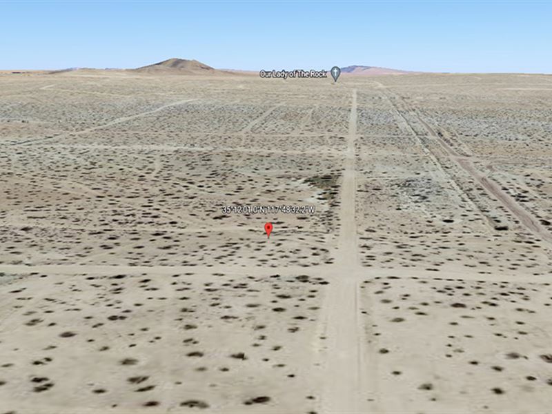 Corner Lot, Dirt Road Access : California City : Kern County : California