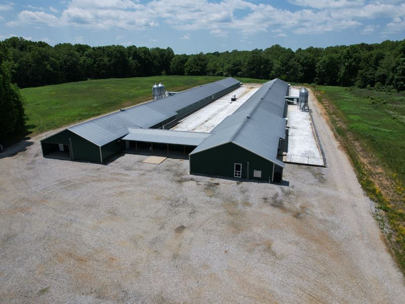 Poultry Farm for Sale in Tennessee : Leoma : Lawrence County : Tennessee