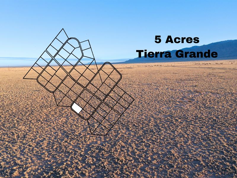 5 Acre Lot Close to Power Lines : Belen : Valencia County : New Mexico