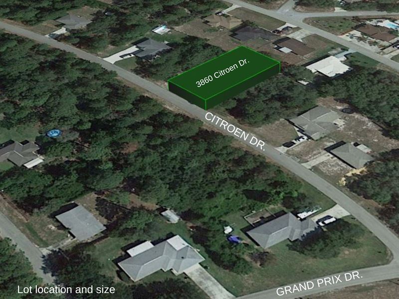 .24 Acre Lot in Sebring, Florida : Sebring : Highlands County : Florida