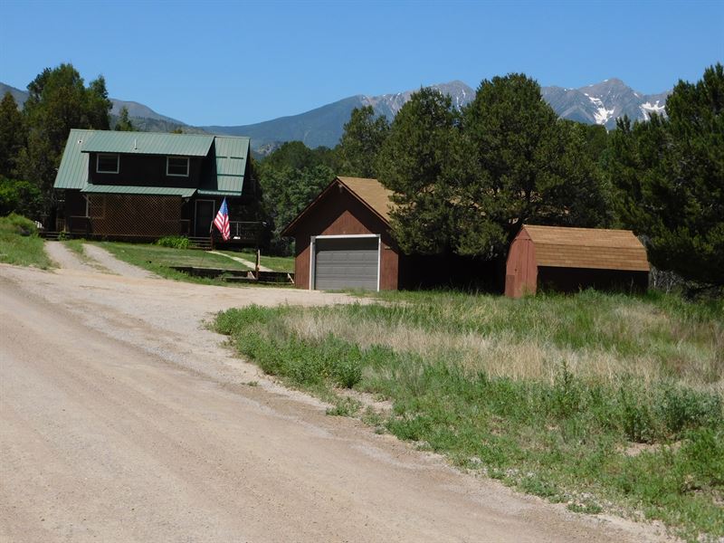 Perfect Mountain Home on 2 Ac : Coaldale : Fremont County : Colorado