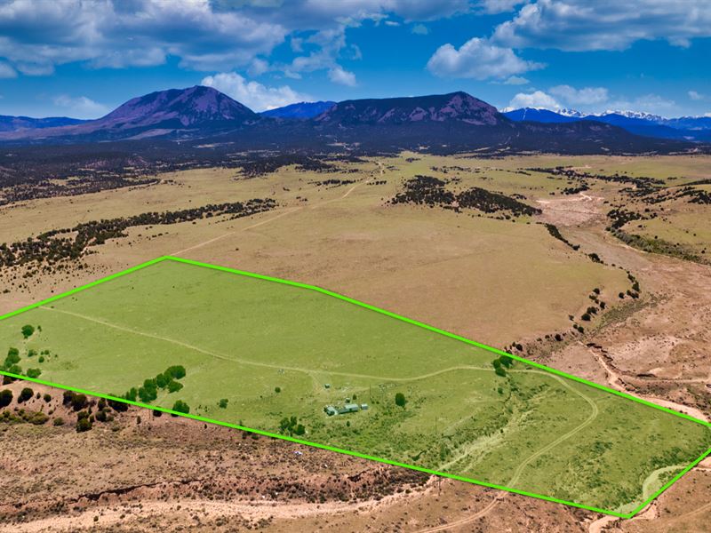 35 Acre Ranch with Access & Power : Gardner : Huerfano County : Colorado