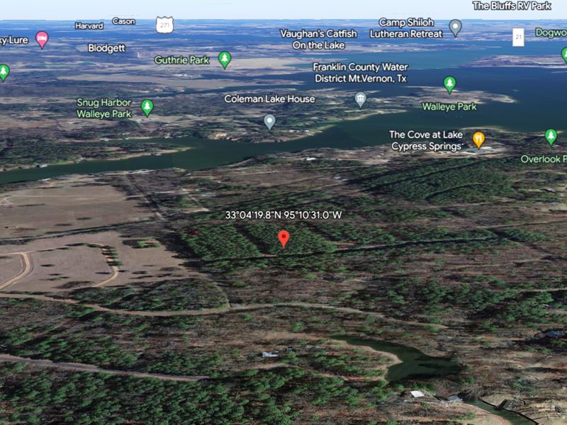 Exceptional Piece for $275.41/Mo : Mt Vernon : Franklin County : Texas