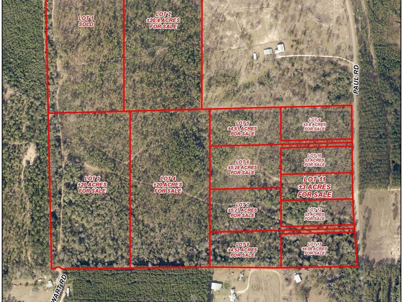 Lot 11, 3 Acre Residential Lot, Bal : Bay Minette : Baldwin County : Alabama