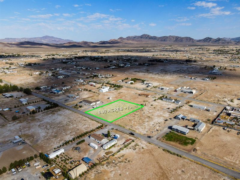 .92 Acre in Fastest Growing City : Pahrump : Nye County : Nevada