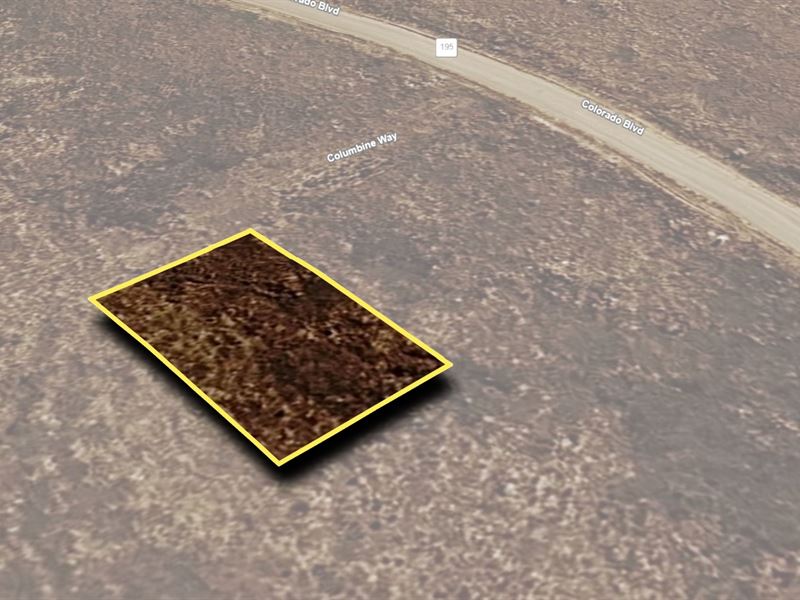 Affordable CO Lot for $343.75/Mo : Colorado City : Pueblo County : Colorado