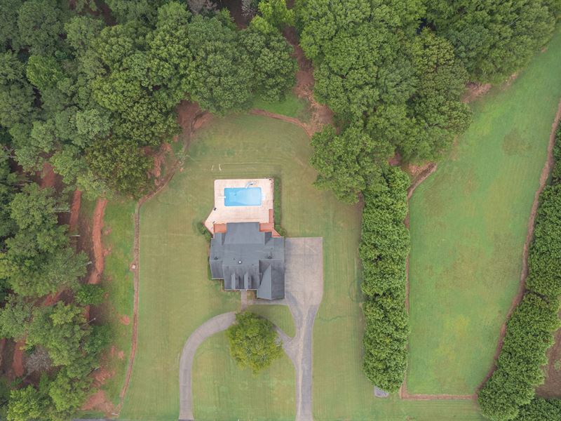 Beautiful Home, 6+ Acres, Pool : Social Circle : Walton County : Georgia