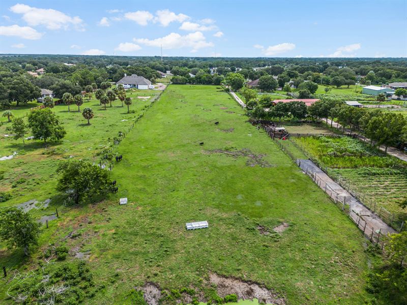 Spacious 3.6 Acre Lot : Gibsonton : Hillsborough County : Florida
