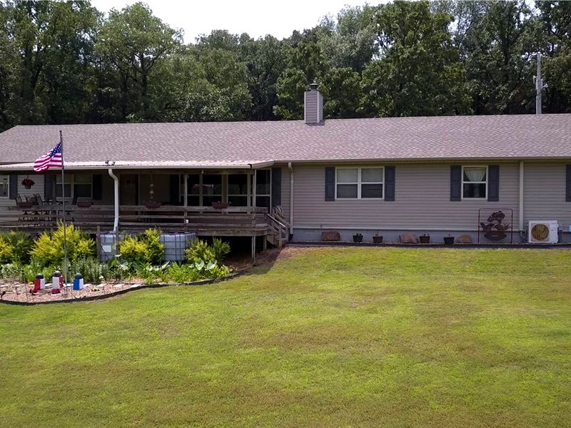 Country Home with 3 Acres : Knoxville : Johnson County : Arkansas